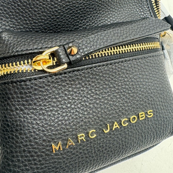 Marc Jacobs New Mini Pebbled Black Leather Adjustable Backpack Purse - Picture 11 of 15